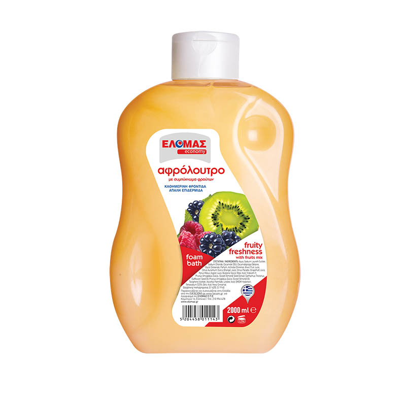 ΕΛΟΜΑΣ Economy αφρόλουτρο fruity freshness 2lt